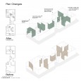 Plan before and after renovation