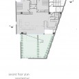 Second floor plan Aghajani Handicrafts Central Building in Tehran Bumman Studio