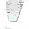 Third floor plan Aghajani Handicrafts Central Building in Tehran Bumman Studio