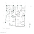 First floor plan Bi Hesar residential building Karabon office