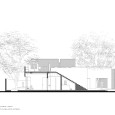 Section A house between two Walnuts KAV Architects  2 