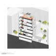 3D Section Afshar residential building