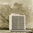 Royal Tehran Hilton Hotel,Heydar Ghiaiee,1962,Esteghlal International Hotel,هتل هیلتون,هتل استقلال,حیدر غیایی,معمار ایرانی,معماری معاصر ایران