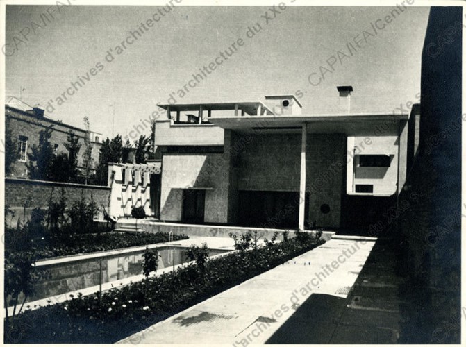 iranian architect,iranain-architect,contemporary architectre of iran,معماری معاصر ایران,معمار ایرانی,معماری ایران,iranian architecture,Panahi House,Tehran,Iran,Roland Marcel Dubrulle,1939,خانه پناهی,رولان مارسل دوبرول,تهران,ایران,