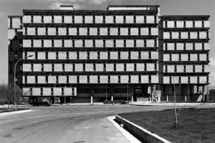 Tractor assembling plant administration building