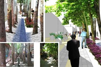 Landscape Design of Bazaar in Mahallat